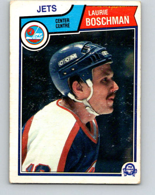 1983-84 O-Pee-Chee #381 Laurie Boschman  Winnipeg Jets  V28004