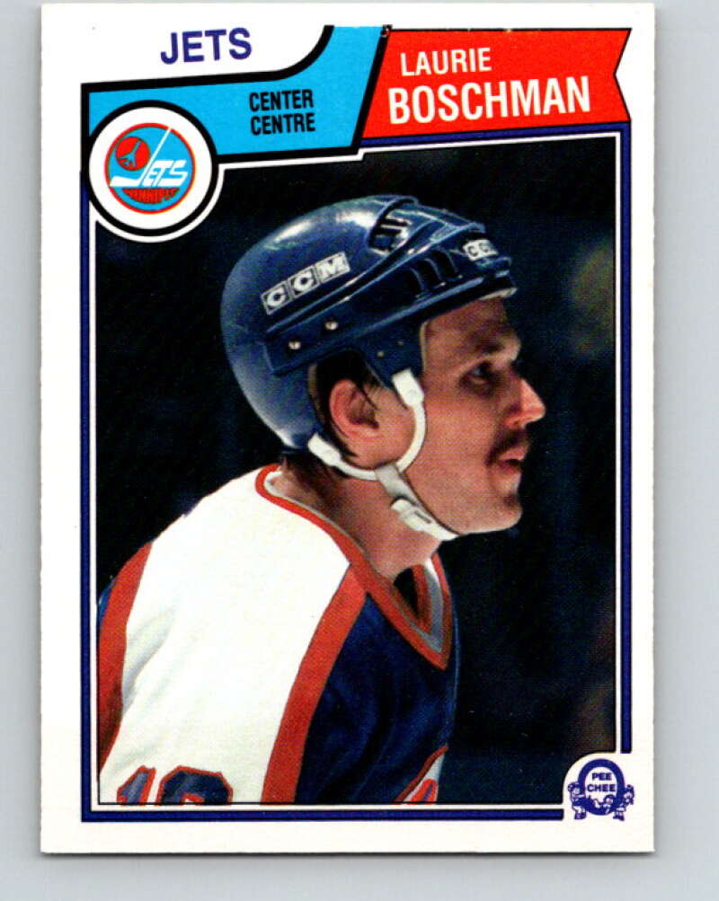 1983-84 O-Pee-Chee #381 Laurie Boschman  Winnipeg Jets  V28006