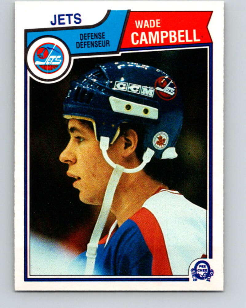 1983-84 O-Pee-Chee #382 Wade Campbell RC Rookie Jets  V28007