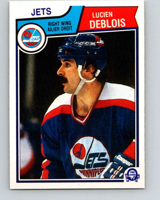 1983-84 O-Pee-Chee #383 Lucien DeBlois  Winnipeg Jets  V28009