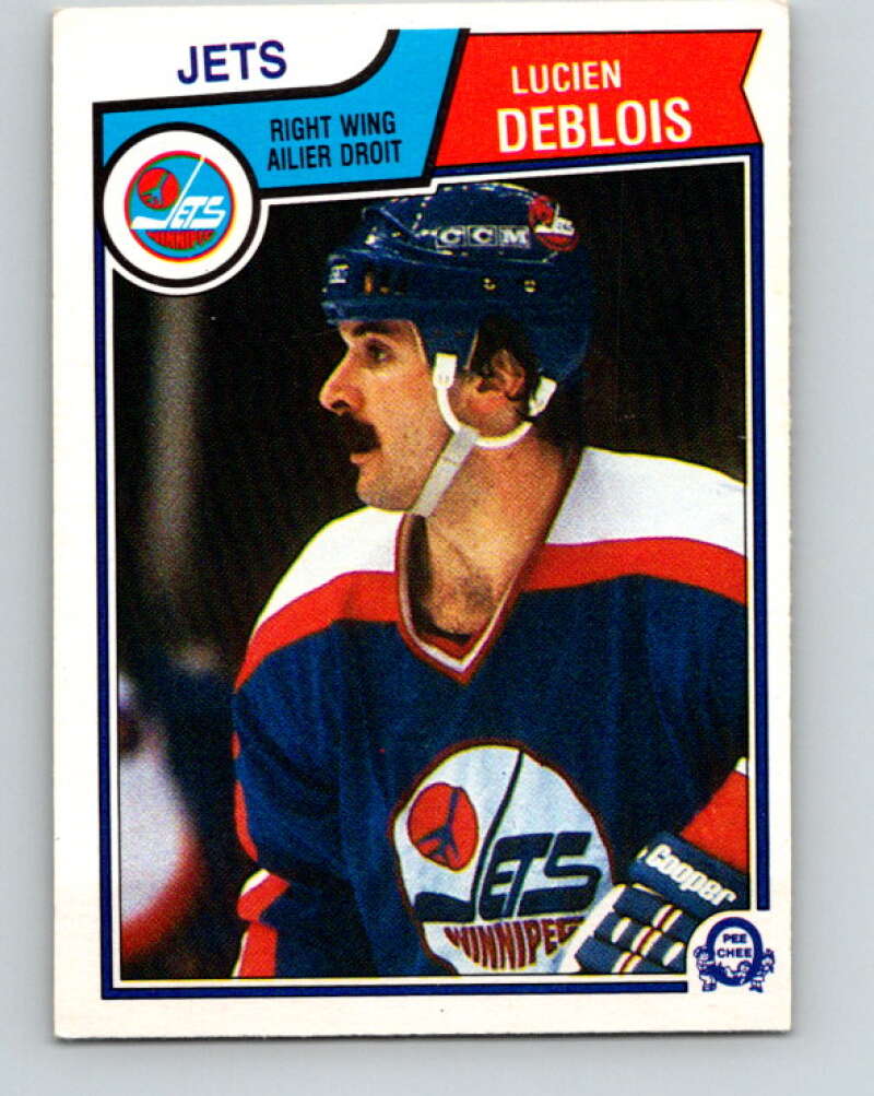 1983-84 O-Pee-Chee #383 Lucien DeBlois  Winnipeg Jets  V28010