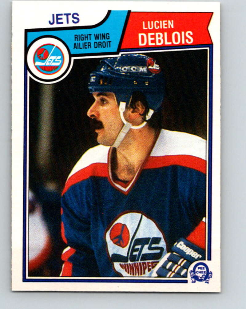 1983-84 O-Pee-Chee #383 Lucien DeBlois  Winnipeg Jets  V28011