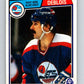 1983-84 O-Pee-Chee #383 Lucien DeBlois  Winnipeg Jets  V28013