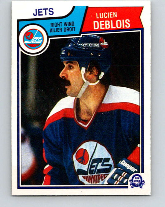 1983-84 O-Pee-Chee #383 Lucien DeBlois  Winnipeg Jets  V28013