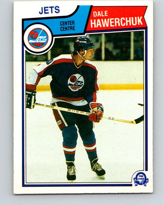 1983-84 O-Pee-Chee #385 Dale Hawerchuk  Winnipeg Jets  V28018