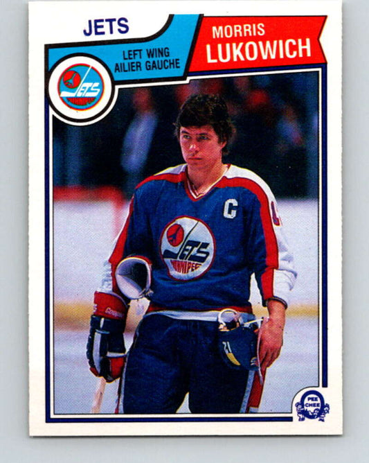 1983-84 O-Pee-Chee #386 Morris Lukowich  Winnipeg Jets  V28019