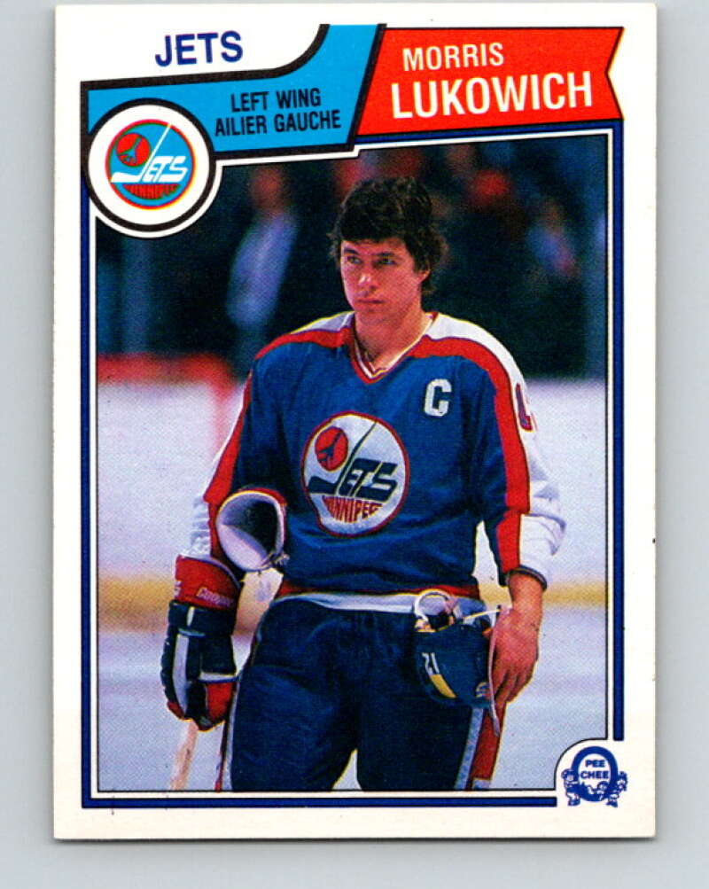 1983-84 O-Pee-Chee #386 Morris Lukowich  Winnipeg Jets  V28021