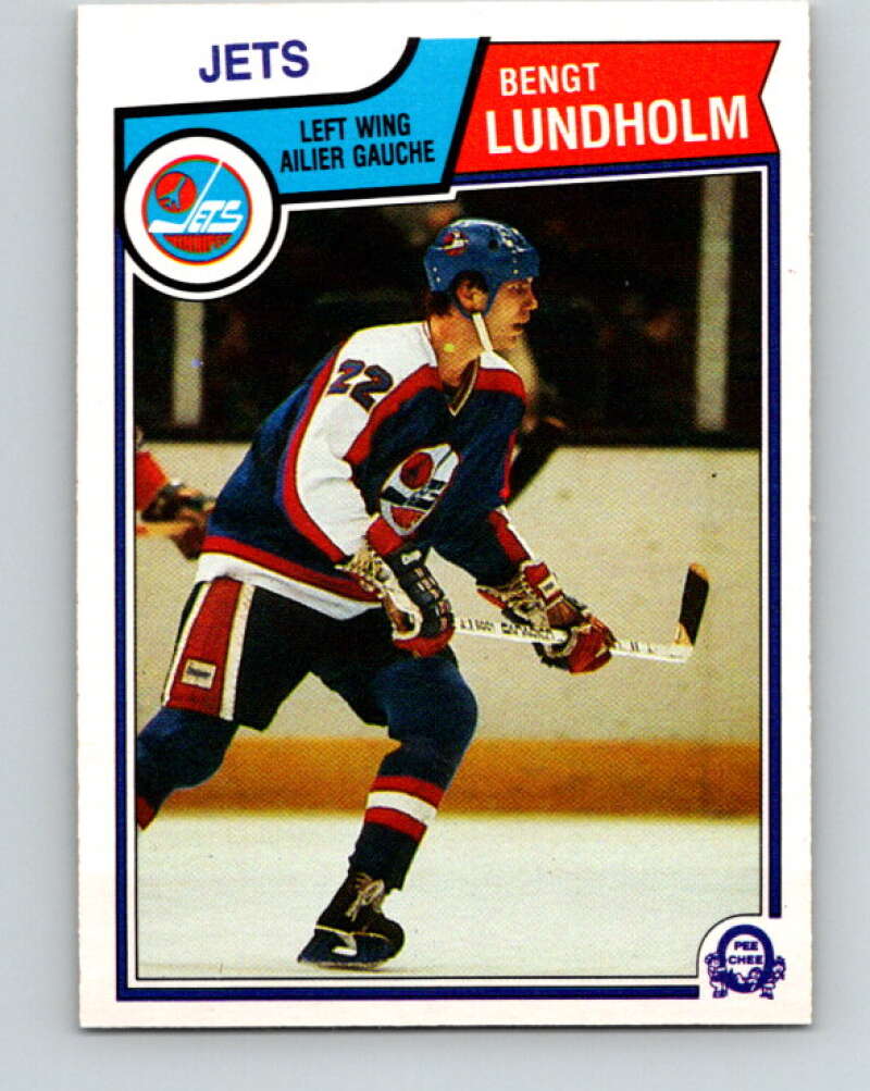 1983-84 O-Pee-Chee #387 Bengt Lundholm  Winnipeg Jets  V28024