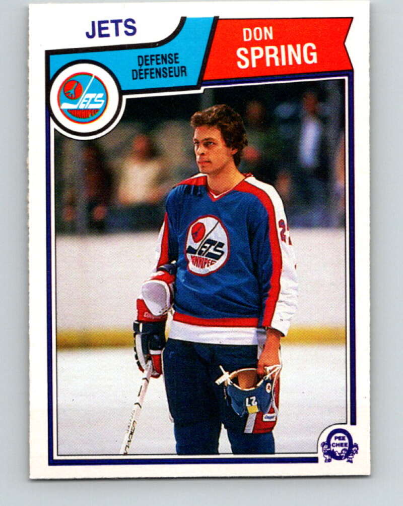 1983-84 O-Pee-Chee #392 Don Spring  Winnipeg Jets  V28044