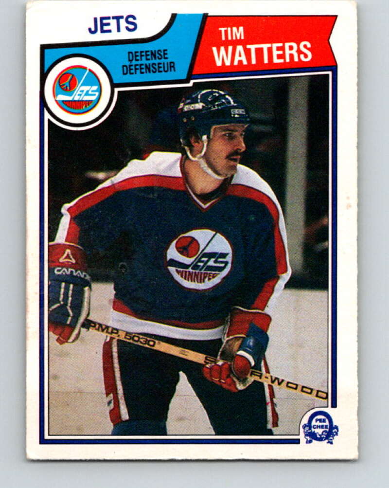 1983-84 O-Pee-Chee #394 Tim Watters  Winnipeg Jets  V28051