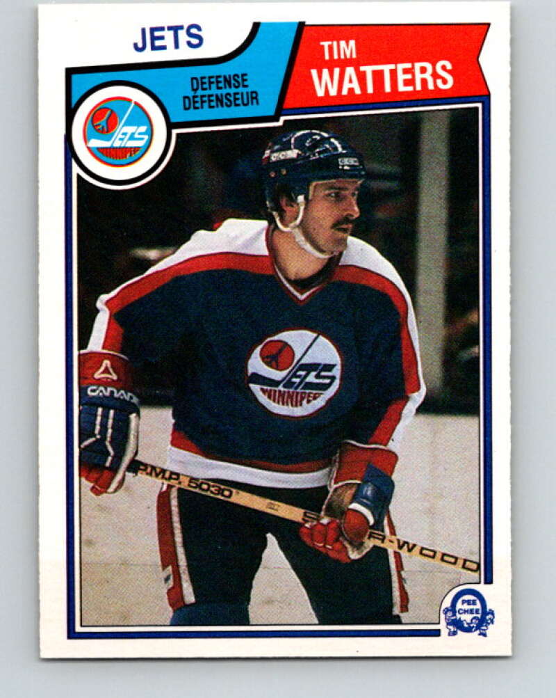 1983-84 O-Pee-Chee #394 Tim Watters  Winnipeg Jets  V28052