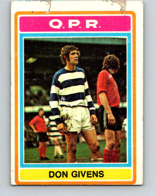 1976-77 Topps England Soccer Football #89 Don Givens   V28121