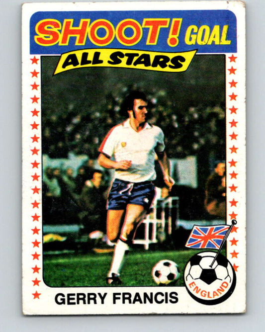 1976-77 Topps England Soccer Football #126 Gerry Francis   V28145