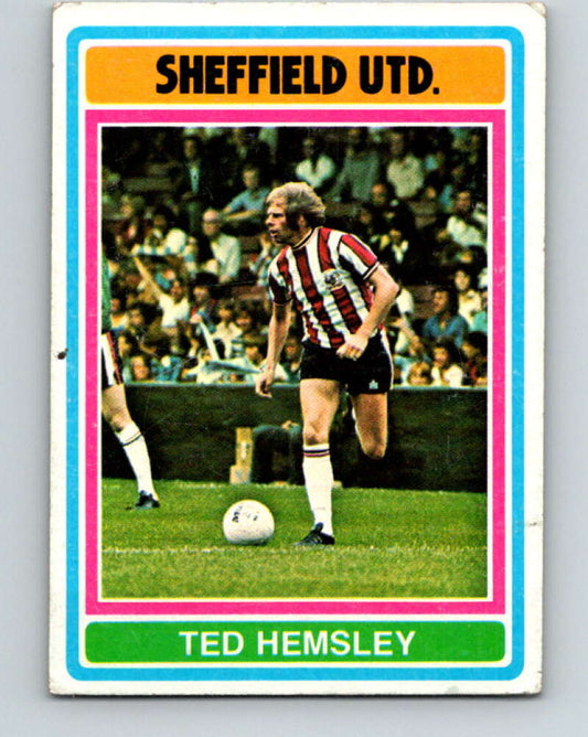1976-77 Topps England Soccer Football #208 Ted Hemsley   V28191