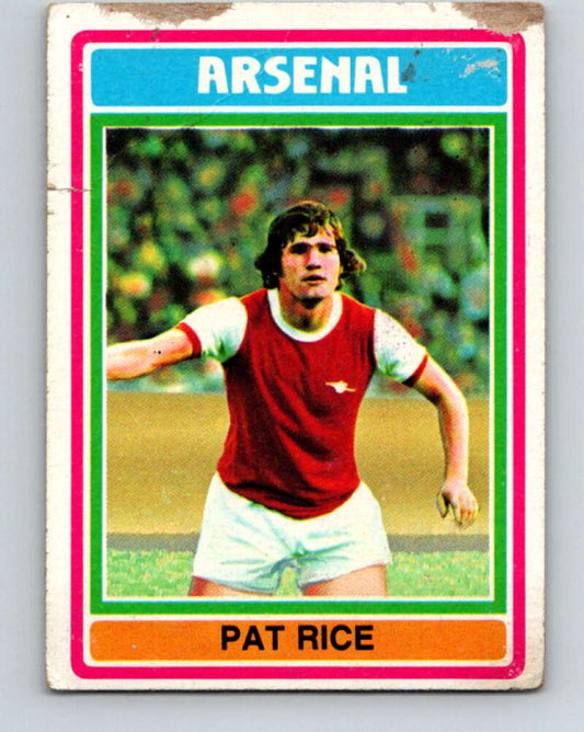1976-77 Topps England Soccer Football #212 Pat Rice   V28196