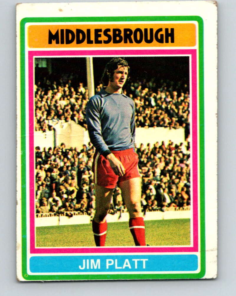 1976-77 Topps England Soccer Football #236 Jim Platt   V28210