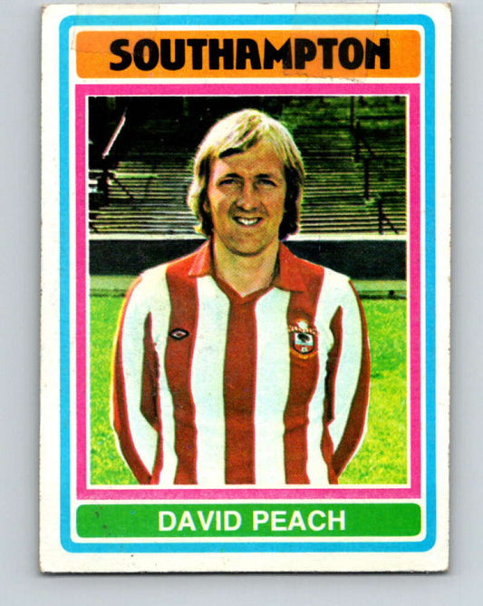 1976-77 Topps England Soccer Football #248 David Peach   V28216