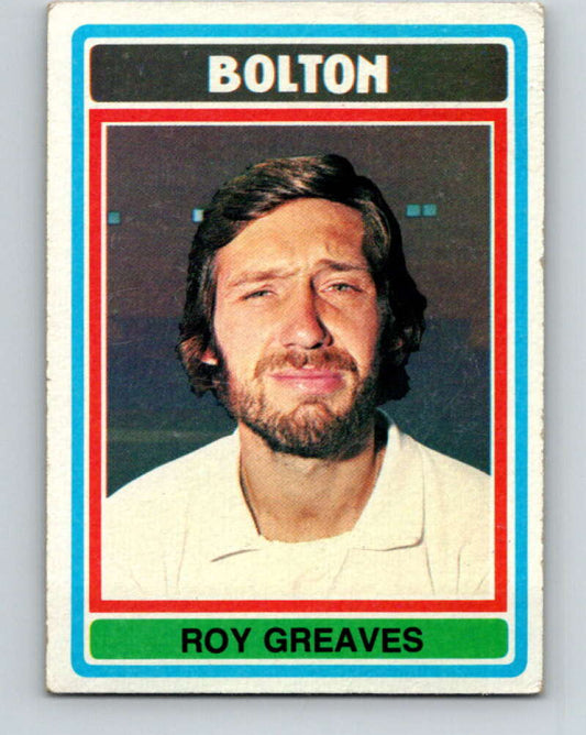 1976-77 Topps England Soccer Football #256 Roy Greaves   V28219