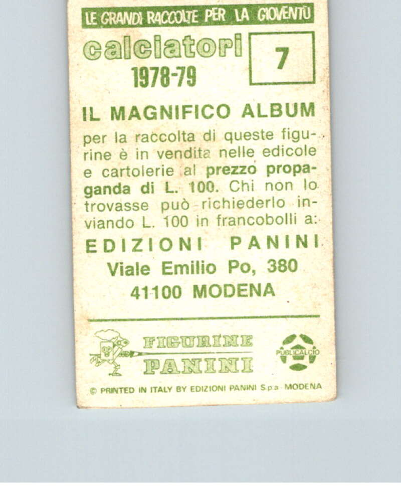 1978-79  Panini Calciatori Soccer #7 Angiolino Gasparini  V28265