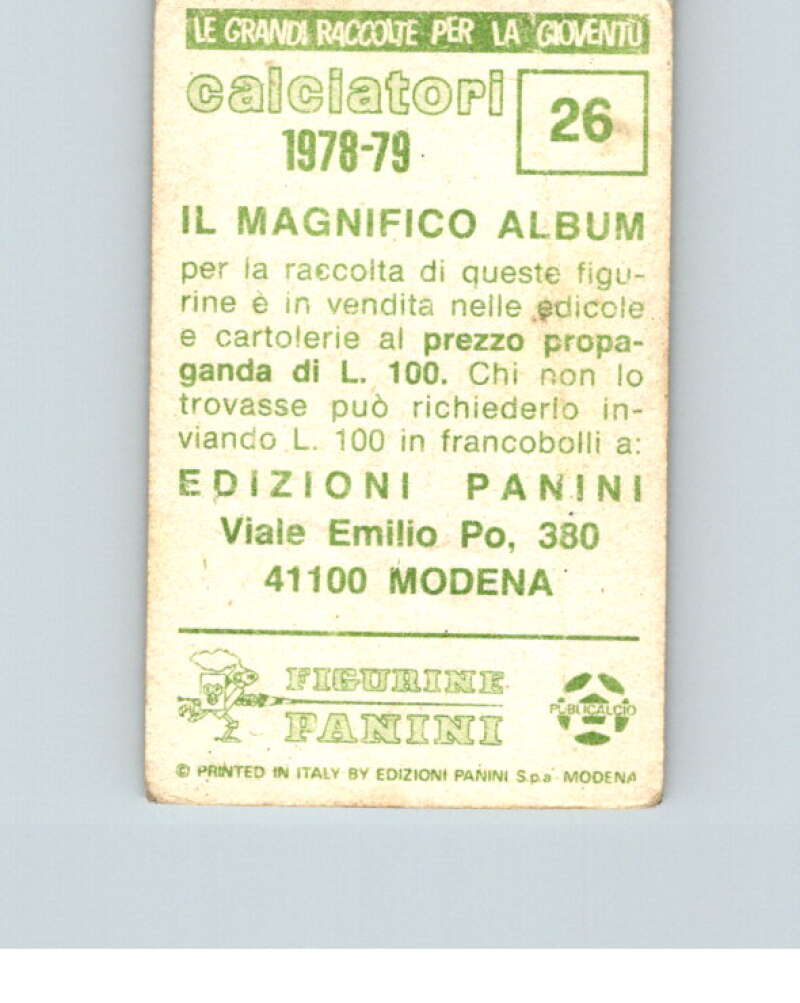 1978-79  Panini Calciatori Soccer #26 Roberto Tavola  V28267