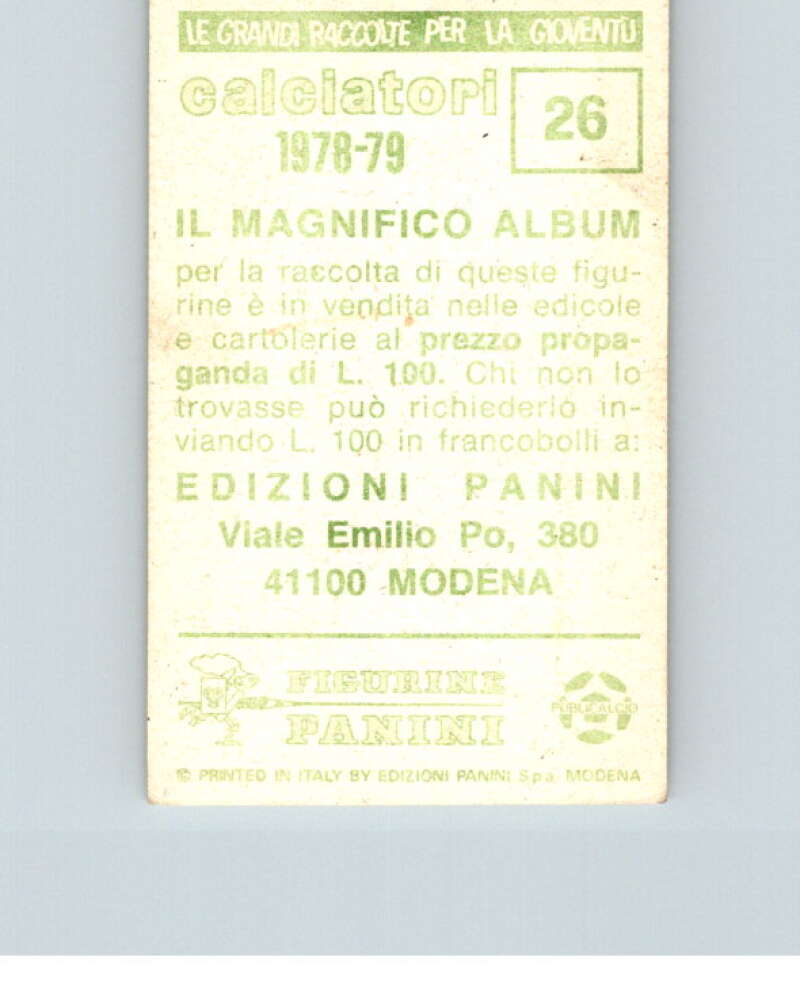 1978-79  Panini Calciatori Soccer #26 Roberto Tavola  V28269