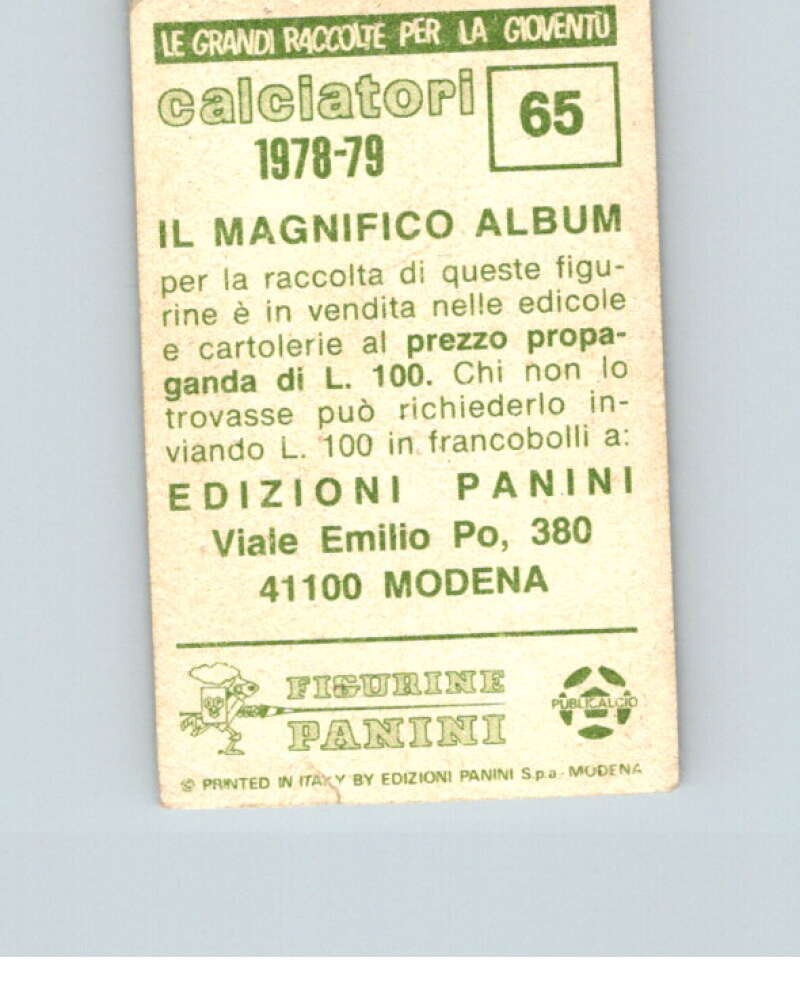 1978-79  Panini Calciatori Soccer #65 Francesco Vincenzi  V28279