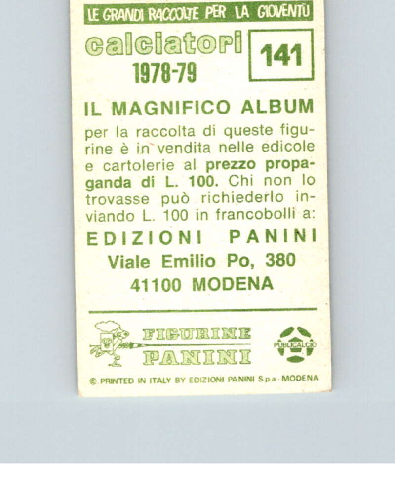 1978-79  Panini Calciatori Soccer #141 Francesco Morini  V28294