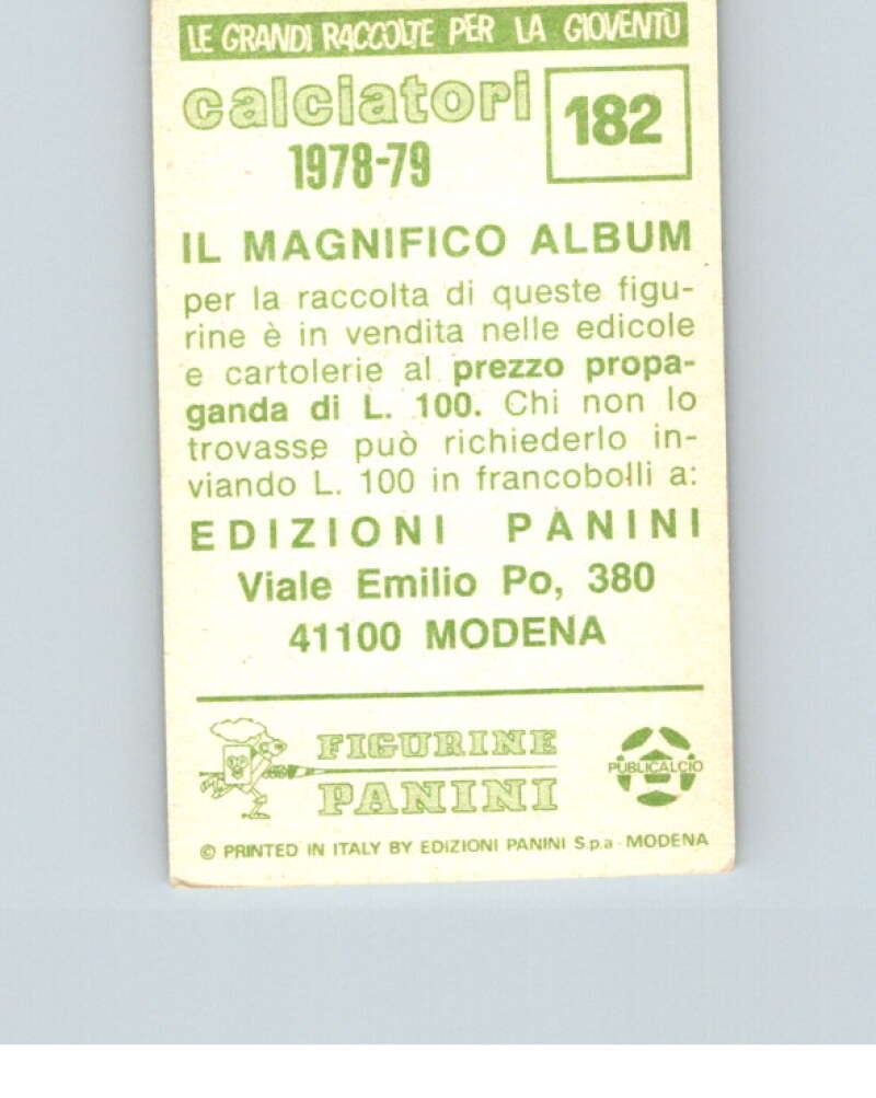 1978-79  Panini Calciatori Soccer #182 Milan  V28306