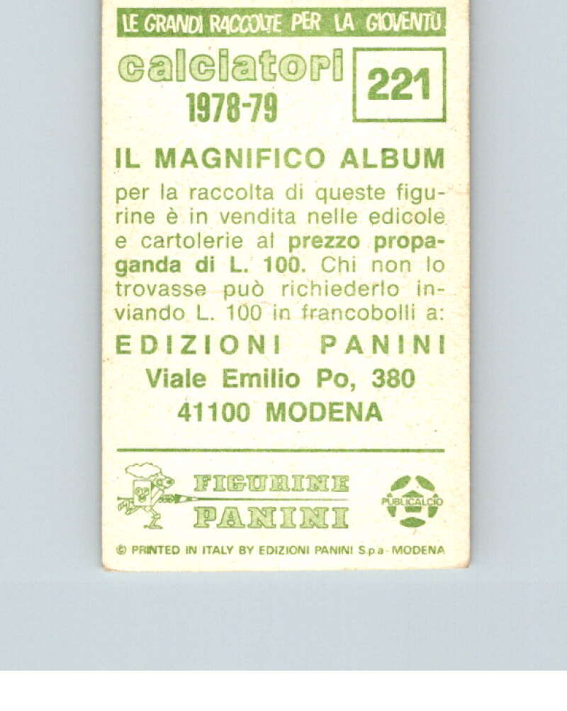 1978-79  Panini Calciatori Soccer #221 Antonio Ceccarini  V28312