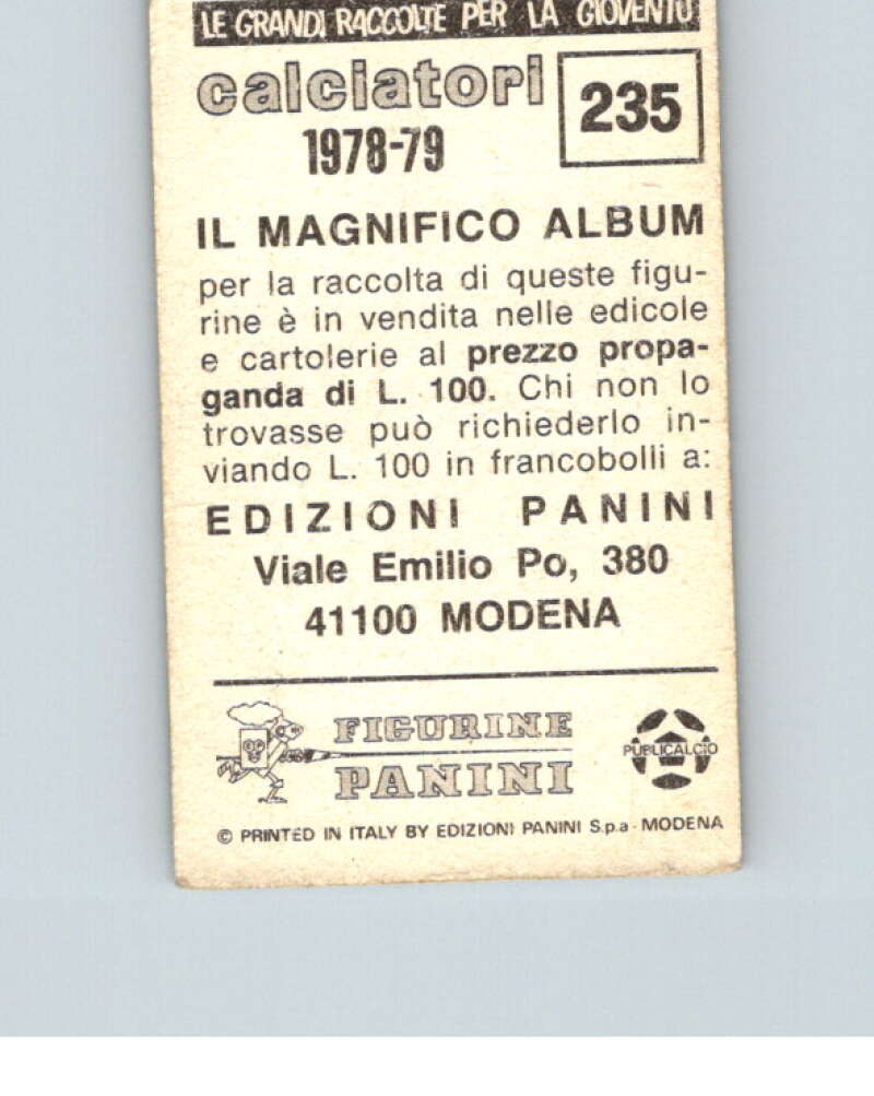 1978-79  Panini Calciatori Soccer #235 Roma  V28318
