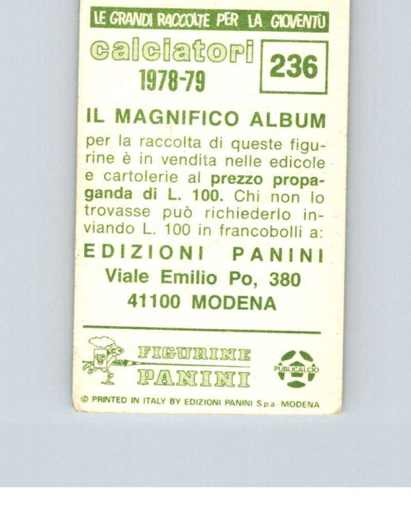 1978-79  Panini Calciatori Soccer #236 Roma  V28319