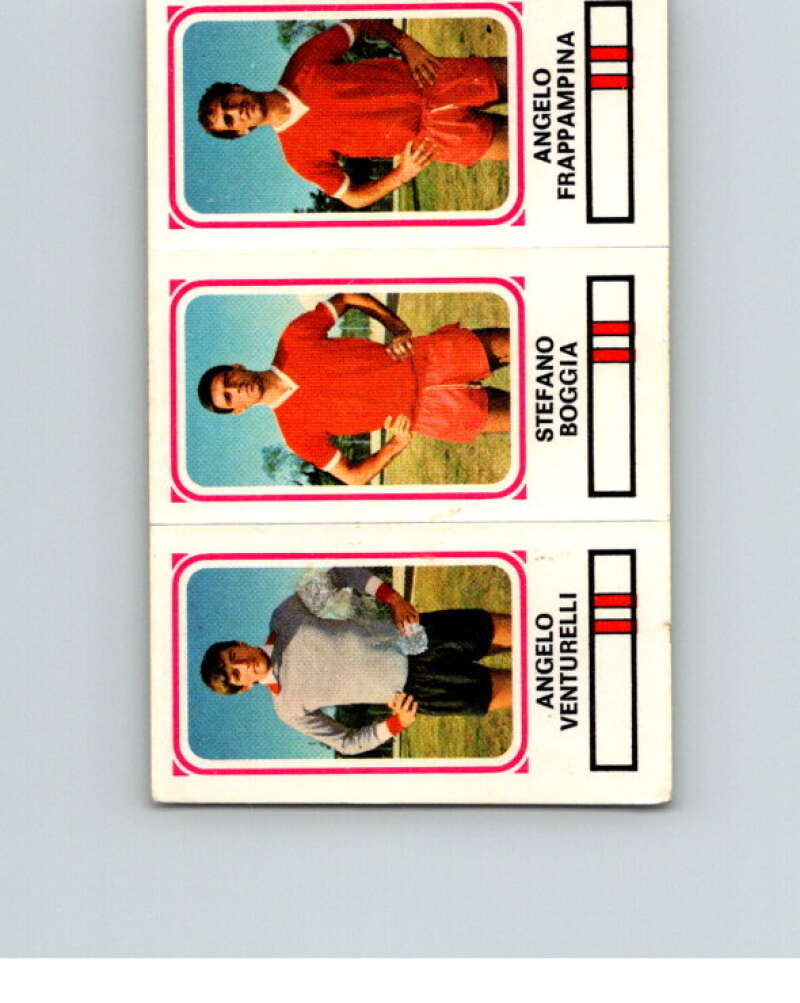 1978-79  Panini Calciatori Soccer #315 Venturelli, Boggia, Frappampina  V28343