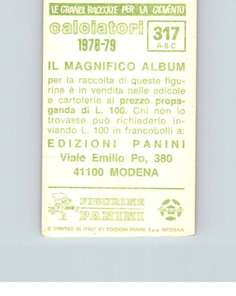 1978-79  Panini Calciatori Soccer #317 La Torre, Manzin, Bagnato  V28344