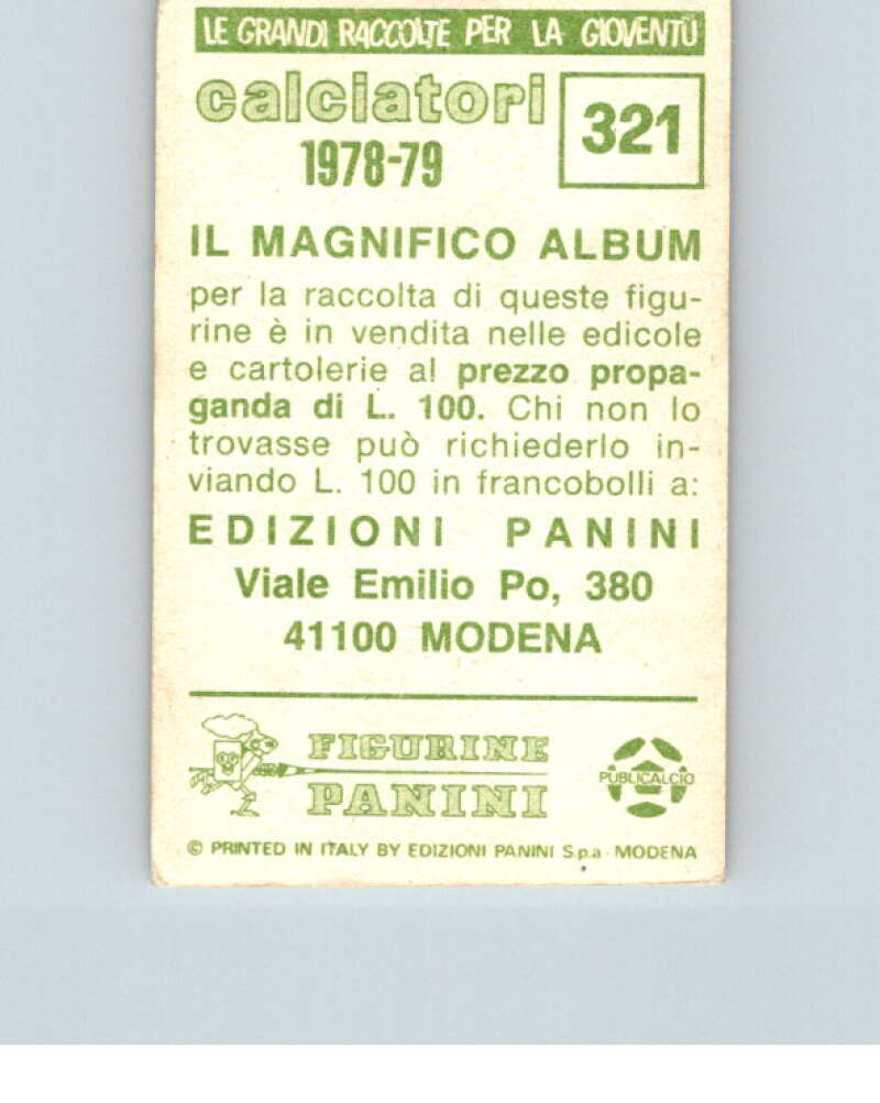 1978-79  Panini Calciatori Soccer #321 Jose' Altafini  V28345