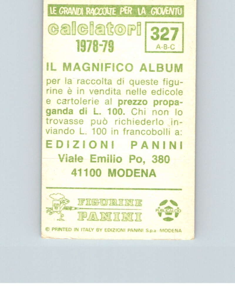 1978-79  Panini Calciatori Soccer #327 Mutti, Grop, Bertoni  V28348