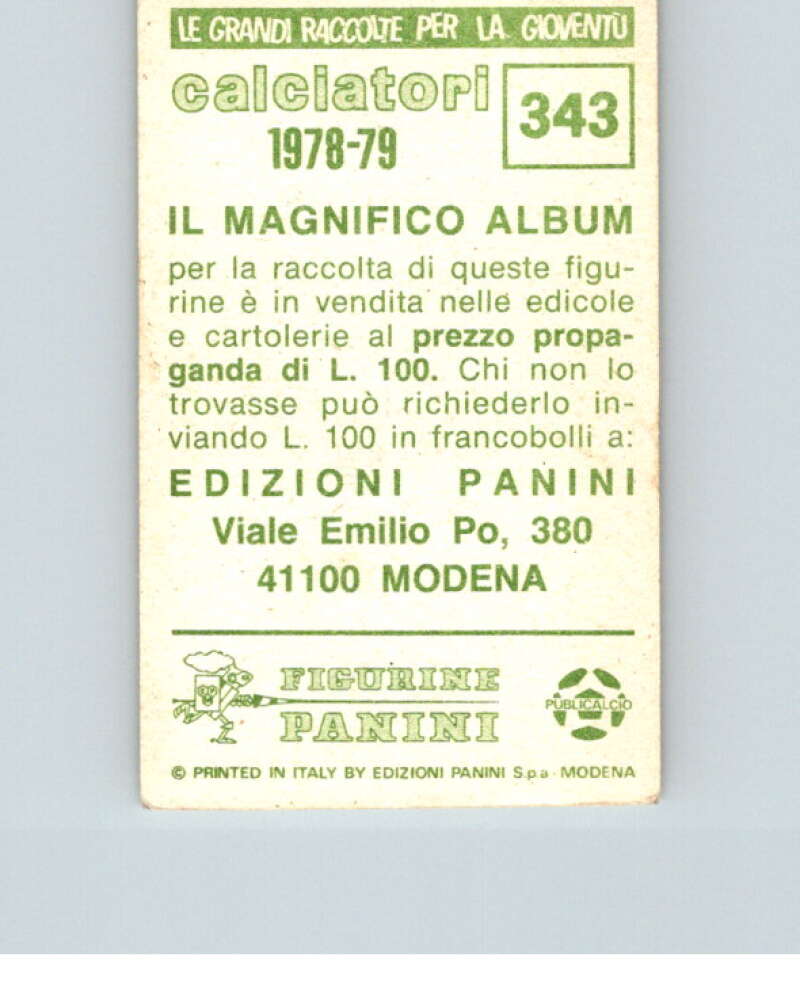 1978-79  Panini Calciatori Soccer #343 Cesena  V28356