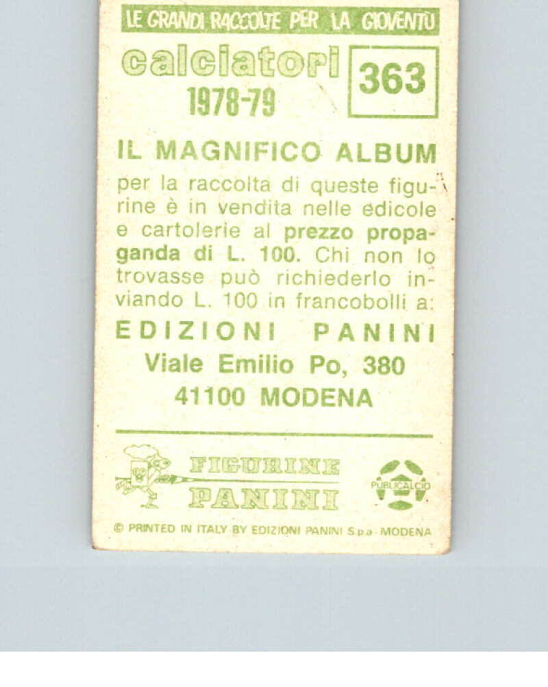 1978-79  Panini Calciatori Soccer #363 Genoa  V28370
