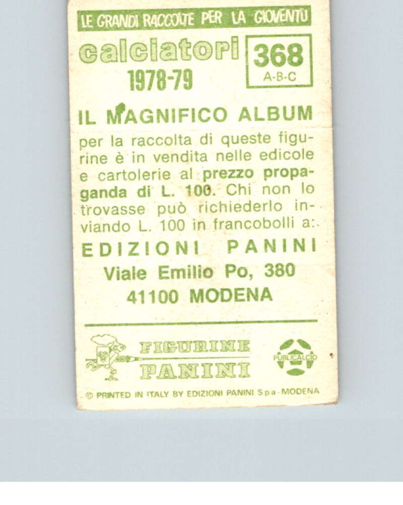 1978-79  Panini Calciatori Soccer #368 Brilli, Magnocavallo, Rizzo  V28376