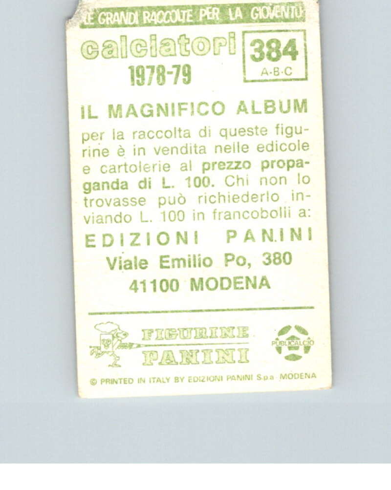 1978-79  Panini Calciatori Soccer #384 Marconcini, Vincenzi, Volpati  V28382