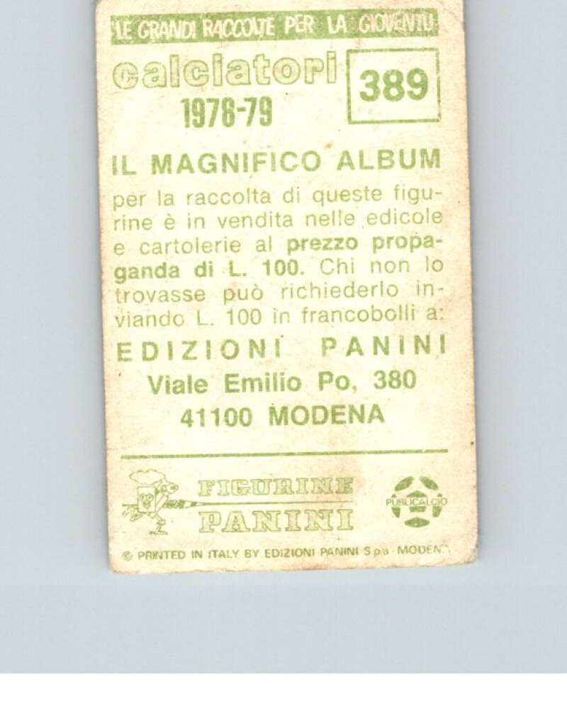 1978-79  Panini Calciatori Soccer #389 Giacinto Facchetti  V28386