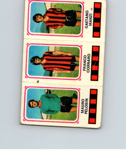 1978-79  Panini Calciatori Soccer #394 Pelosin, Cornaro, Manzi  V28388
