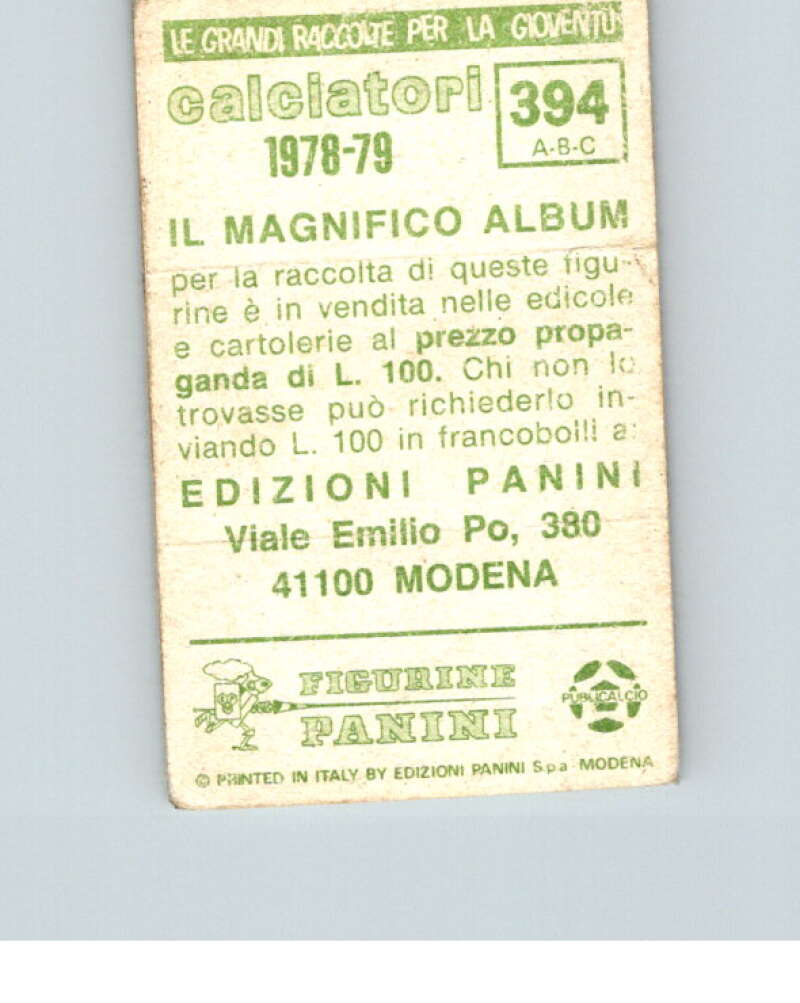 1978-79  Panini Calciatori Soccer #394 Pelosin, Cornaro, Manzi  V28388