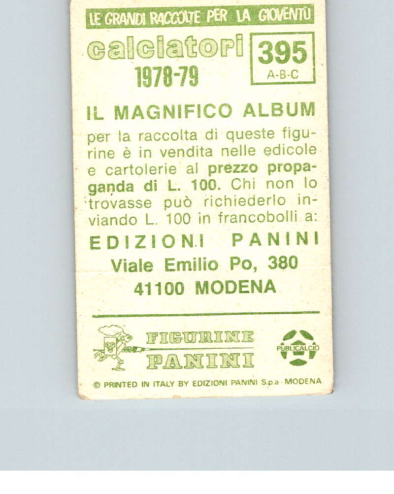 1978-79  Panini Calciatori Soccer #395 Calcagni, Colzato,De Risio  V28389