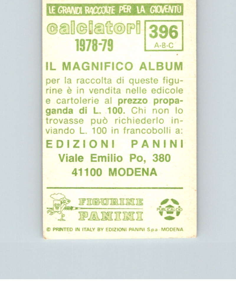 1978-79  Panini Calciatori Soccer #396 Porcari, Borzoni, Bozzi  V28390