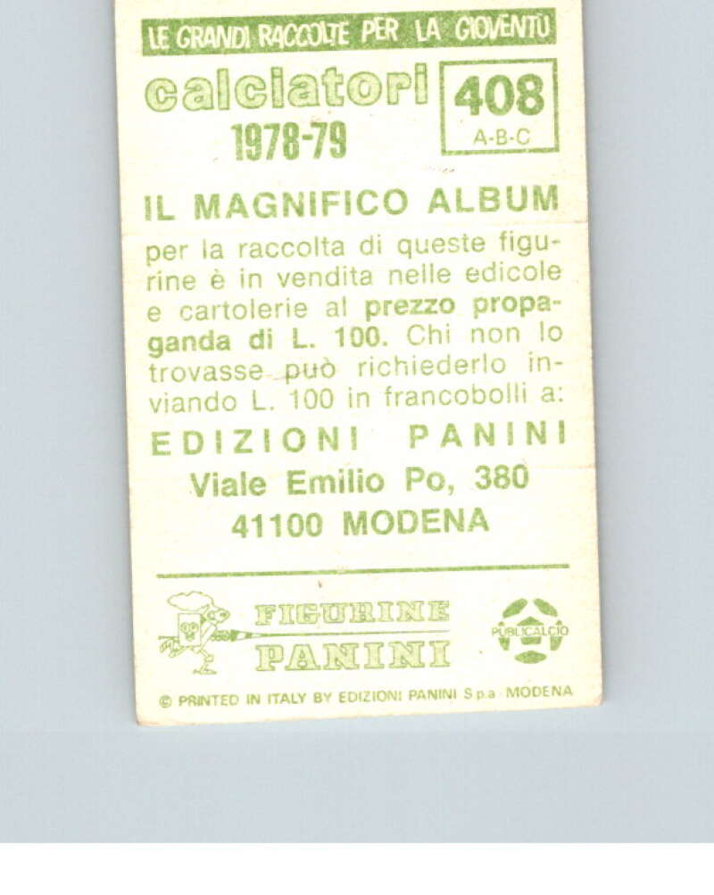 1978-79  Panini Calciatori Soccer #408 Iozzia, Vermiglio, Conte  V28394