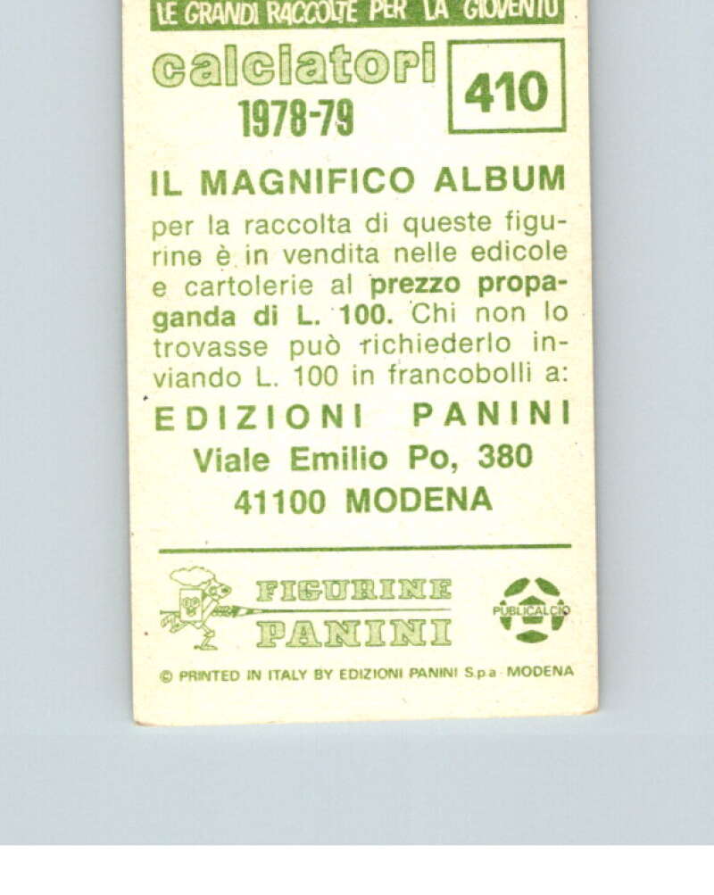 1978-79  Panini Calciatori Soccer #410 Helmut Haller  V28395