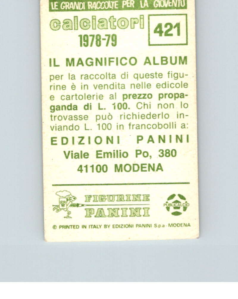 1978-79  Panini Calciatori Soccer #421 Gianfranco Leoncini  V28398