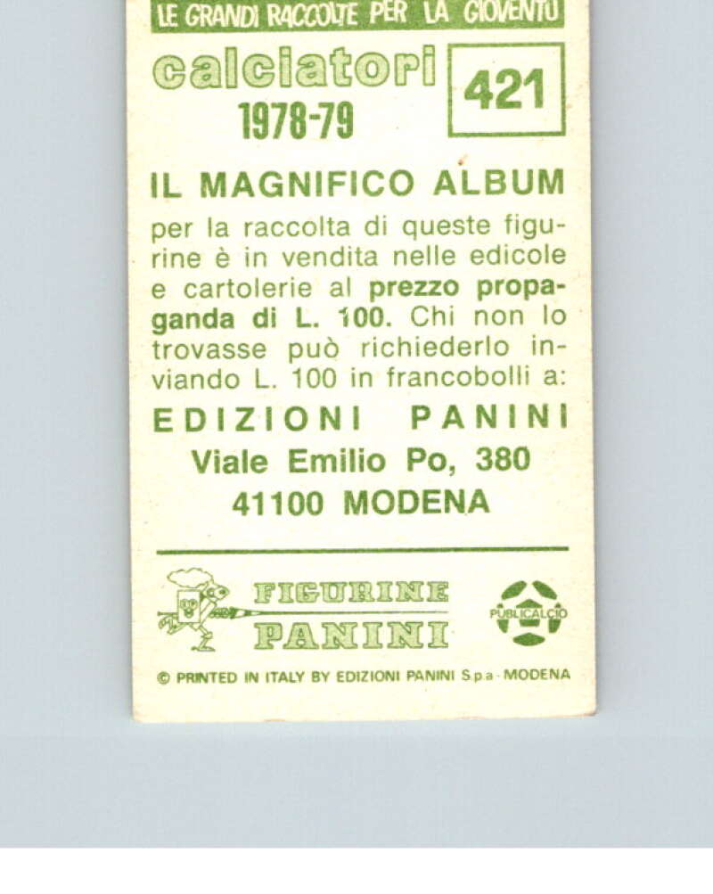 1978-79  Panini Calciatori Soccer #421 Gianfranco Leoncini  V28400