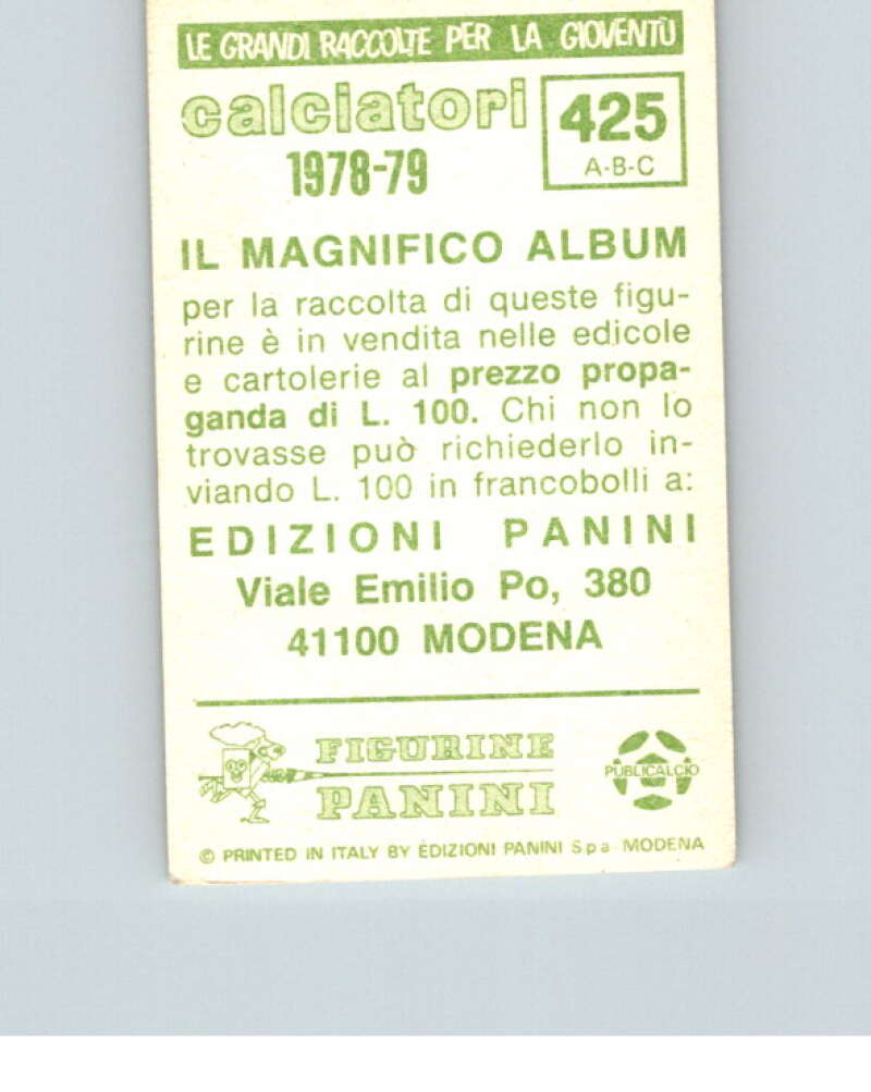 1978-79  Panini Calciatori Soccer #425 Bittolo, Venturini, Borgo  V28401