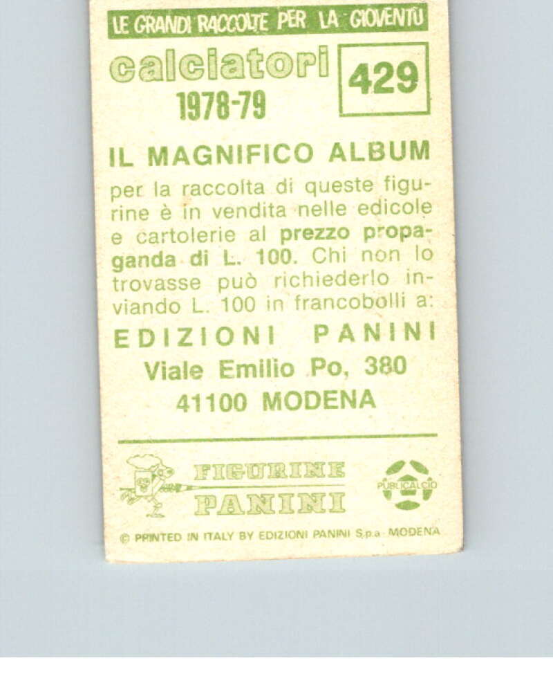 1978-79  Panini Calciatori Soccer #429  Francesco Liguori  V28407